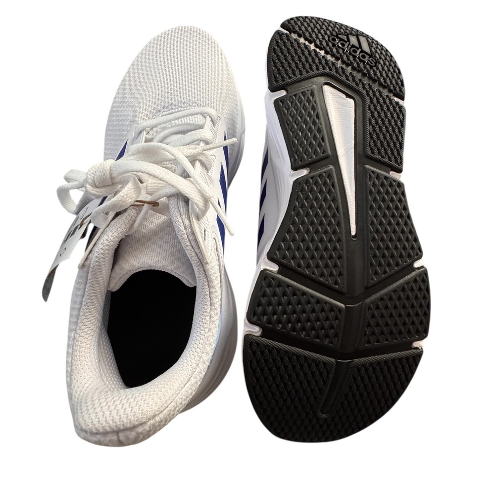 Adidas Galaxy 6 M Mens White Blue Running Shoes Sneakers IE8141 Size 7.5 - Picture 5 of 9